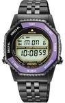 Seiko Digital Alarm Chronograph 37 mm Schwarz Limited Edition Herrenuhr HFL001P1
