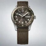 Seiko 5 Sports Field series 41mm, Nylonband, Automatik, Braun Herrenuhr HDB009K1