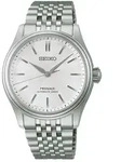 Seiko Presage Automatik 3 Zeiger, 72 Stunden Gangreserve, Edelstahl, Wei&szlig;...