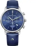 Maurice Lacroix Eliros Chronograph, Blau, Quarz Herrenuhr EL1098-SS001-410-1