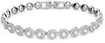 Swarovski Una Angelic Armband Rundschliff, Klein, Wei&szlig;, Rhodiniert