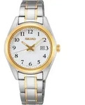 Seiko Saphirglas Bicolor Damenuhr SUR466P1