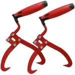 2x Handpackzange Packzange Handhebehaken Sappie Holzgreifer Forstzange