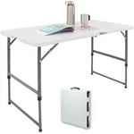 Flohmarkttisch h&ouml;henverstellbar 120x60 cm zusammenklappbar Campingtisch...