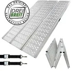 DREIBREIT by TRUTZHOLM Alu Auffahrrampe 215 cm 2-fach klappbar 1020 kg geloch...