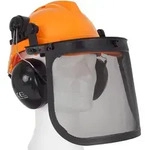 Forsthelm Forstschutzhelm mit Visier und Geh&ouml;rschutz Schutzhelm 50-66 cm S&auml;ge...