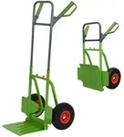 Sackkarre Stahl 200 kg 112,5 cm H&ouml;he gro&szlig;e klappbare Ladefl&auml;che 29x29 cm pann...