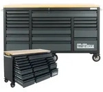 Werkstattwagen Deluxe XXL Anthrazit unbest&uuml;ckt 160 x 91 cm 20 Schubladen Werk...