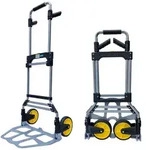 Klappkarre XL Sackkarre klappbar Teleskopgriff bis 115 cm und gro&szlig;er Ladefl&auml;c...