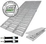 DREIBREIT by TRUTZHOLM 2-fach Auffahrrampe klappbar 215cm Tragkraft 1020kg Al...
