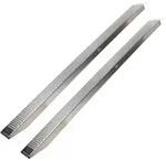 TRUTZHOLM 2 x Auffahrrampen 250 cm Traglast 1000 kg Alu grau gelocht Motorrad...