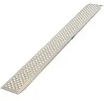 TRUTZHOLM 1 x Alu Auffahrrampe 200 x 22 cm 200 kg gelocht gew&ouml;lbt rutschhemme...