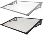 Vordach 120x80 120x90 150x90 aus Aluminium Haust&uuml;rdach &Uuml;berdachung...