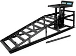 Auffahrrampe mit hydraulischem Wagenheber 2000 kg h&ouml;henverstellbar 24-36 cm...
