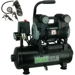 Silent Fl&uuml;sterkompressor tragbar 9L Kompressor leise, &ouml;lfrei, 900 W, 57...