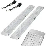TRUTZHOLM 2x Auffahrrampen 200 x 28 cm 540 kg Alu gelocht starr Verladerampen...