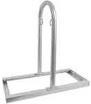 Fahrradanlehnb&uuml;gel 90x84 cm Stahl feuerverzinkt &Oslash; 49 mm freistehend...