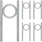 5x Fahrradanlehnb&uuml;gel 115 x 53 cm Stahl feuerverzinkt &Oslash; 60 mm Einbetonieren...