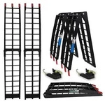TRUTZHOLM 2 x Auffahrrampe klappbar 180 cm Traglast 680 kg Alu schwarz geriff...