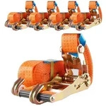 5x Profi Ratschen Spanngurt Spanngurte Zurrgurt 2-tlg 5m 4t 4to 4000kg...