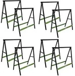 8x Klappbock S&auml;gebock Arbeitsbock klappbar 2er Sets Traglast 200 kg/Paar...