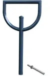 Fahrradanlehnb&uuml;gel 118x56cm Stahl feuerverzinkt pulverbeschichtet &Oslash;60mm...