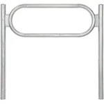 Fahrradanlehnb&uuml;gel 115 x 124 cm Stahl feuerverzinkt &Oslash; 60 mm Einbetonieren...