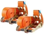 2x Profi Ratschen Spanngurt Spanngurte Zurrgurt 2-tlg 8m 4t 4to 4000kg...