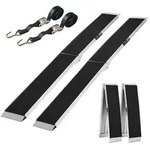 TRUTZHOLM 2x Auffahrrampe klappbar 228 cm 680 kg Traglast Alu Anti Rutsch Qua...