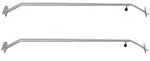 2x Alu-B&uuml;gel XL verstellbar 1320 - 2100mm f&uuml;r Anh&auml;nger Flach-Planen...