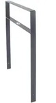 Fahrradanlehnb&uuml;gel 114x77 cm Flachstahl 13 mm Anthrazit Einbetonieren...