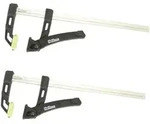 2x Einhandzwinge 80kg Spannkraft 30cm Spannbereich Aluminium Schnellspannzwinge...