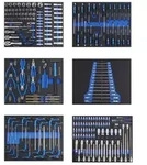 Profi Werkzeugeinlagen 520x400mm f&uuml;r Werkstattwagen Chrom Vanadium Stahl...