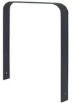 Fahrradanlehnb&uuml;gel 115x76 cm Flachstahl feuerverzinkt pulverbeschichtet zum...
