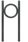 Fahrradanlehnb&uuml;gel 115 x 52 cm Stahl feuerverzinkt pulverbeschichtet &Oslash; 60 mm...