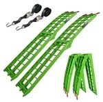 TRUTZHOLM 2x Auffahrrampe klappbar 180 cm Traglast 680 kg Alu gr&uuml;n...
