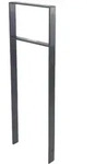 Fahrradanlehnb&uuml;gel 116,5 x 39 cm Flachstahl 13 mm Anthrazit Einbetonieren...