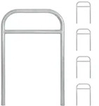 5x Fahrradanlehnb&uuml;gel 115 x 78 cm Stahl feuerverzinkt &Oslash; 49 mm zum...