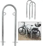 2 x Fahrradanlehnb&uuml;gel 111,5 x 40 cm Stahl feuerverzinkt &Oslash; 49 mm...