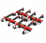 4x hydraulische Rangierhilfe Wagenheber Rangierroller Rangierwagenheber