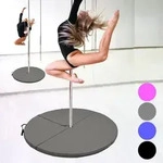 Pole Dance Matte 5 cm &Oslash; 120cm grau Tanzstangenmatte Matte Tanzstange Polematte...
