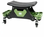 Werkstattsitz Rollsitz bis 150 kg mit Werkzeugablage, 4 Rollen & 2 Bremsen, 6...