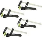 4x Einhandzwinge 80kg Spannkraft 16cm Spannbereich Aluminium Schnellspannzwinge