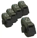 5x Profi Spanngurt Gurt Zurrgurt Klemmschloss Auto 1-tlg 2,5m 250 kg Anthrazit