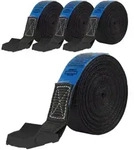 4x Profi Spanngurt Gurt Zurrgurt Klemmschloss Auto 1-tlg 5m 250 kg SCHWARZ