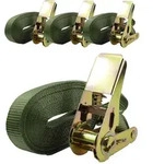 4x Profi Ratschen Spanngurt Spanngurte Zurrgurt 1-tlg 6m 0,8t 0,8to 800 kg...