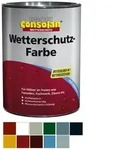 Consolan Profi Wetterschutz-Farbe 10 L Farbauswahl Wetterschutz Holzfarbe Dec...