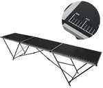 Tapeziertisch Alu Flohmarkttisch 300x60 cm Klapptisch klappbar mit Messskala