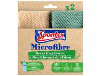 Spontex Mikrofasertücher aus Recyclingfasern 2er 19.700.158