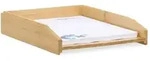 Relaxdays Dokumentenablage stapelbar aus Bambus Hellbraun